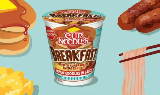 LIMITED EDITION CUP NOODLES, Maple syrup pancake, and sausage, 2.93oz