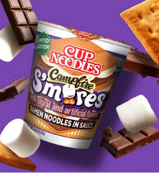 LIMITED EDITION, CUP NOODLES Campfire SMORES